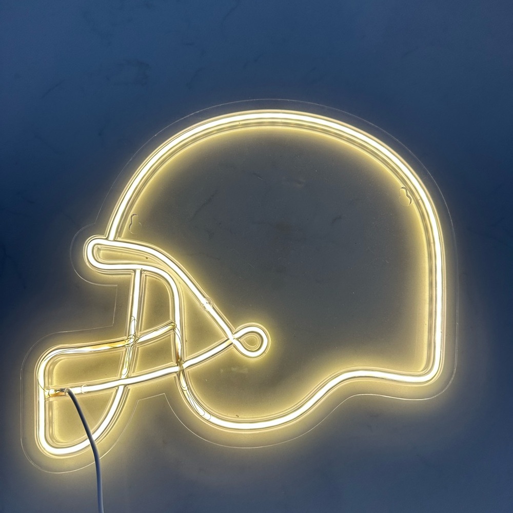 Neon Football Helmet Light